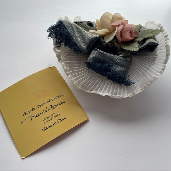 RARE Vintage Victoria Rosewood Collection Old Fashion Victorian Doll Hat - Picture 6 of 11